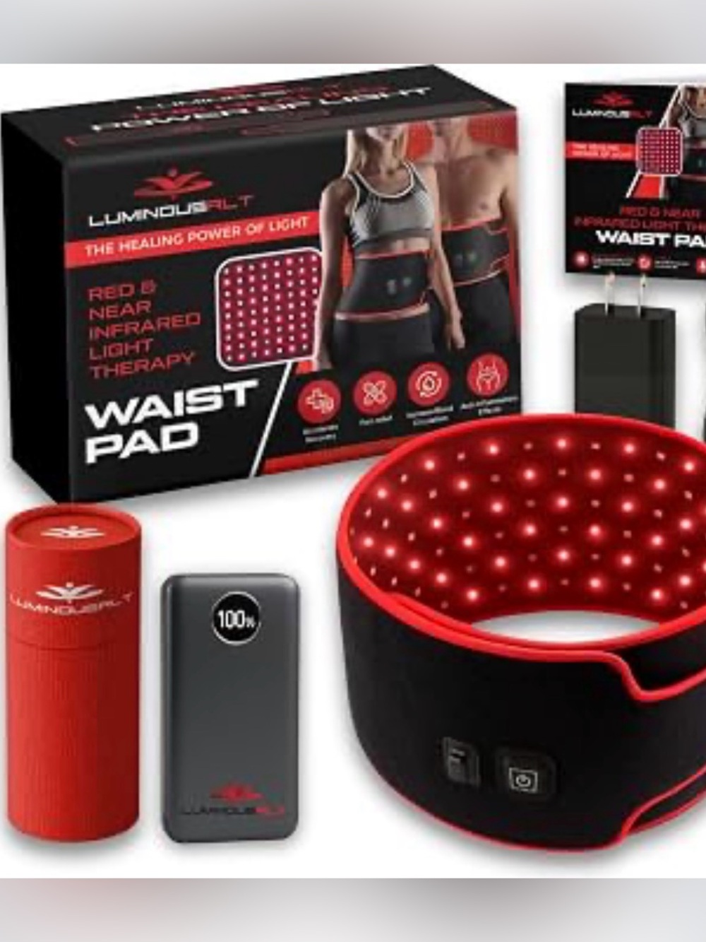 Red Light Therapy Waist Belt for Body
